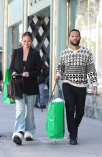 CHRISSY TEIGEN and John Legend Out Shopping on Rodeo Drive in Beverly Hills 05/05/2023
