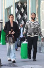 CHRISSY TEIGEN and John Legend Out Shopping on Rodeo Drive in Beverly Hills 05/05/2023