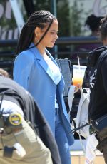 CHRISTINA MILIAN Filming Promo for Her Beignet Box in Los Angeles 05/17/2023