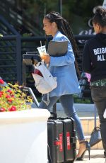 CHRISTINA MILIAN Filming Promo for Her Beignet Box in Los Angeles 05/17/2023
