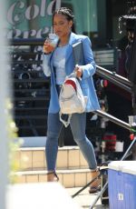 CHRISTINA MILIAN on the Set of a Commercial in West Hollywood 05/17/2023
