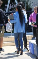 CHRISTINA MILIAN on the Set of a Commercial in West Hollywood 05/17/2023