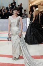 CHRISTINA RICCI at 2023 Met Gala Celebrating Karl Lagerfeld: A Line of Beauty in New York 05/01/2023