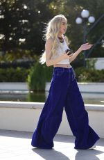 CHRISTINE QUNN Filming a Skit for a Samsung Commercial in Los Angeles 05/08/2023