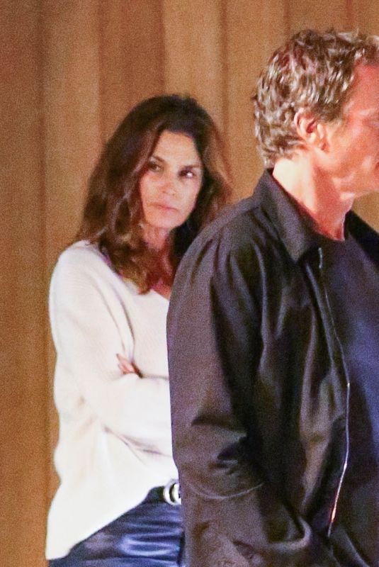 CINDY CRAWFORD and Rande Gerber Leaves Cafe Habana in Malibu 05/18/2023