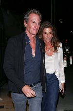 CINDY CRAWFORD and Rande Gerber Leaves Giorgio Baldi in Santa Monica 05/24/2023