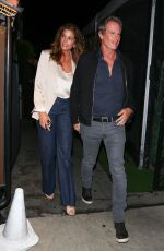 CINDY CRAWFORD and Rande Gerber Leaves Giorgio Baldi in Santa Monica 05/24/2023