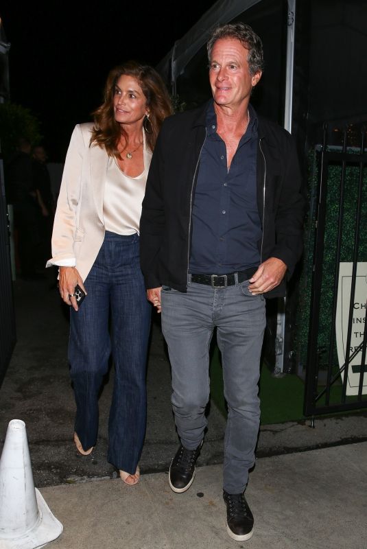 CINDY CRAWFORD and Rande Gerber Leaves Giorgio Baldi in Santa Monica 05/24/2023