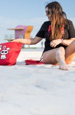 CLAUDIA ROMANI Out on South Beach 05/09/2023