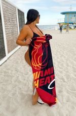CLAUDIA ROMANI Shows Support for Miami Heat 05/21/2023