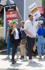 CLEA DUVALL Supports WGA Strike at Netflix in Los Angeles 05/18/2023
