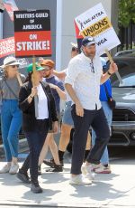 CLEA DUVALL Supports WGA Strike at Netflix in Los Angeles 05/18/2023