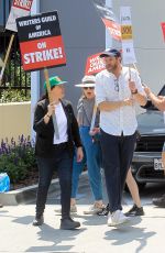 CLEA DUVALL Supports WGA Strike at Netflix in Los Angeles 05/18/2023