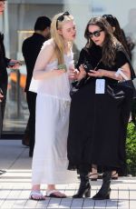 DAKOTA FANNING Leaves New Chanel Store on Rodeo Drive 05/06/2023