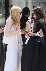 DAKOTA FANNING Leaves New Chanel Store on Rodeo Drive 05/06/2023