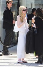 DAKOTA FANNING Leaves New Chanel Store on Rodeo Drive 05/06/2023