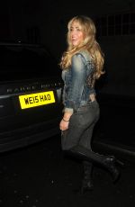 DANIELLE MASON Arrives at Lisa Allen
