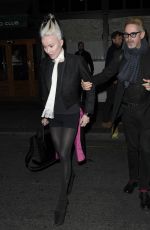 DAPHNE GUINNESS Leaves Groucho Club in London 05/04/2023