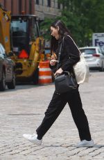 DEMI MOORE Out with Her Dog in New York 05/22/2023