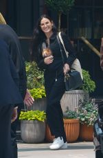 DEMI MOORE Out with Her Dog in New York 05/22/2023