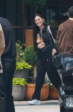 DEMI MOORE Out with Her Dog in New York 05/22/2023