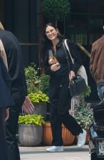 DEMI MOORE Out with Her Dog in New York 05/22/2023