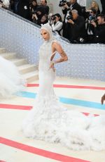 DOJA CAT at 2023 Met Gala Celebrating Karl Lagerfeld: A Line of Beauty in New York 05/01/2023