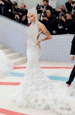 DOJA CAT at 2023 Met Gala Celebrating Karl Lagerfeld: A Line of Beauty in New York 05/01/2023