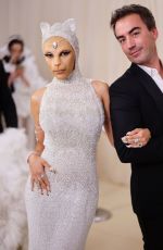 DOJA CAT at 2023 Met Gala Celebrating Karl Lagerfeld: A Line of Beauty in New York 05/01/2023