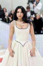 DUA LIPA at 2023 Met Gala Celebrating Karl Lagerfeld: A Line of Beauty in New York 05/01/2023