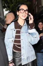 DUA LIPA Leaves Mark Hotel in New York 04/30/2023