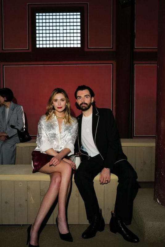 ELIZABETH OLSEN at Gucci Cruise 2024 Fashion Show in Seoul 05/16/2023