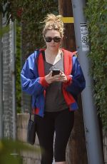 ELIZABETH OLSEN Out and About in Los Angeles 05/04/2023
