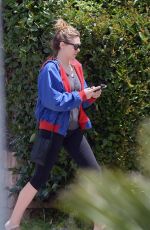 ELIZABETH OLSEN Out and About in Los Angeles 05/04/2023