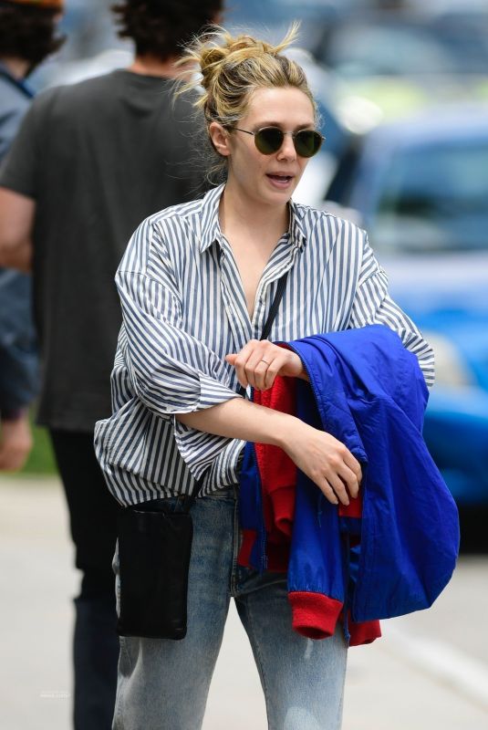 ELIZABETH OLSEN Out and About in Los Angeles 05/11/2023