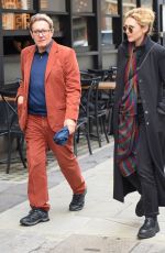 ELIZABETH OLSEN Out for Lunch with Friends in London 05/05/2023