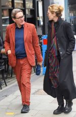 ELIZABETH OLSEN Out for Lunch with Friends in London 05/05/2023
