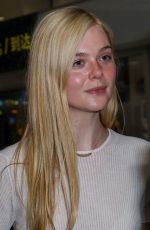 ELLE FANNING Arrives at Nice Airport 05/15/2023