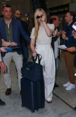ELLE FANNING Arrives at Nice Airport 05/15/2023