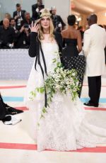 ELLE FANNING at 2023 Met Gala Celebrating Karl Lagerfeld: A Line of Beauty in New York 05/01/2023