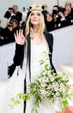 ELLE FANNING at 2023 Met Gala Celebrating Karl Lagerfeld: A Line of Beauty in New York 05/01/2023
