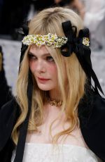 ELLE FANNING at 2023 Met Gala Celebrating Karl Lagerfeld: A Line of Beauty in New York 05/01/2023