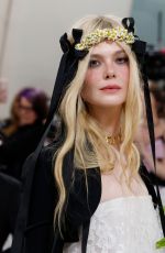 ELLE FANNING at 2023 Met Gala Celebrating Karl Lagerfeld: A Line of Beauty in New York 05/01/2023