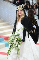 ELLE FANNING at 2023 Met Gala Celebrating Karl Lagerfeld: A Line of Beauty in New York 05/01/2023