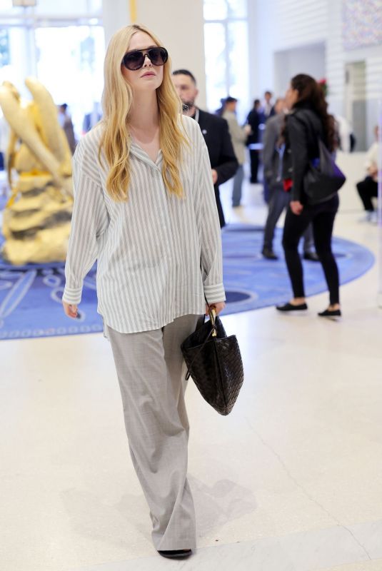 ELLE FANNING at Hotel Martinez in Cannes 05/17/2023