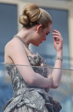 ELLE FANNING at Martinez Hotel at 76th Annual Cannes Film Festival 05/16/2023