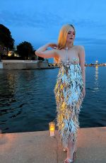 ELLE FANNING at Paco Rabanne Cannes Party 05/18/2023