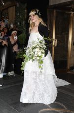 ELLE FANNING Heading to the Met Gala in New York 05/01/2023 