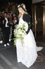 ELLE FANNING Heading to the Met Gala in New York 05/01/2023 
