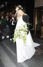 ELLE FANNING Heading to the Met Gala in New York 05/01/2023 
